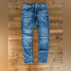 Rag & Bone Fit 1 Extra Slim Jeans – Throop Wash, Size 32